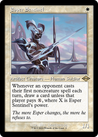 Esper Sentinel (Retro Frame) (MH2-002)  - Modern Horizons 2 Timeshifts