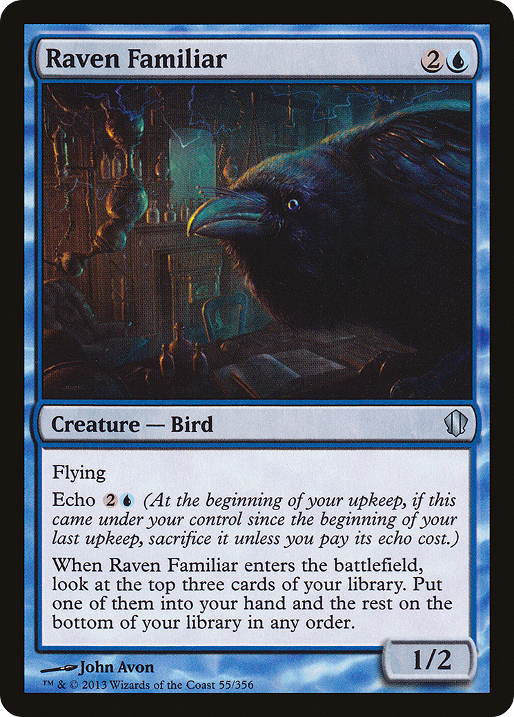 Raven Familiar (C13-055)  - Commander 2013