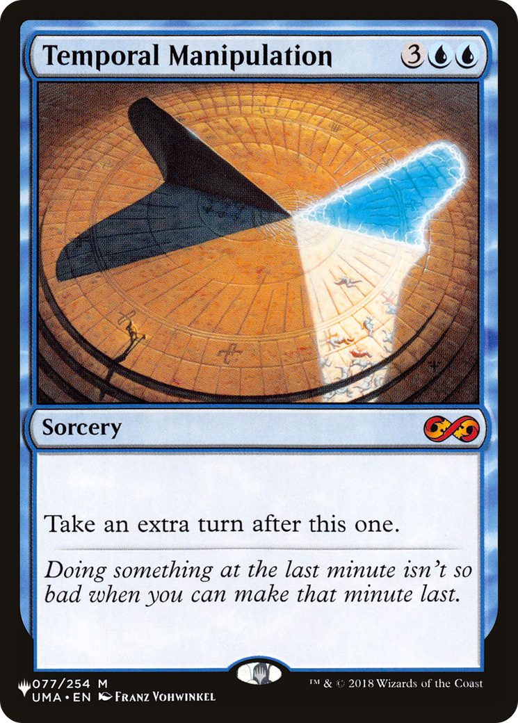 Temporal Manipulation (LIST-077/254)  - The List