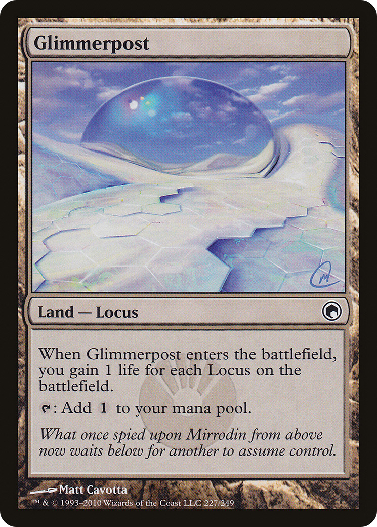 Glimmerpost (SOM-227)  - Scars of Mirrodin