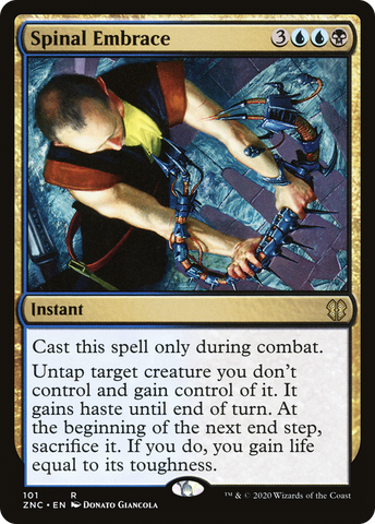 Spinal Embrace (ZNC-101)  - Zendikar Rising Commander