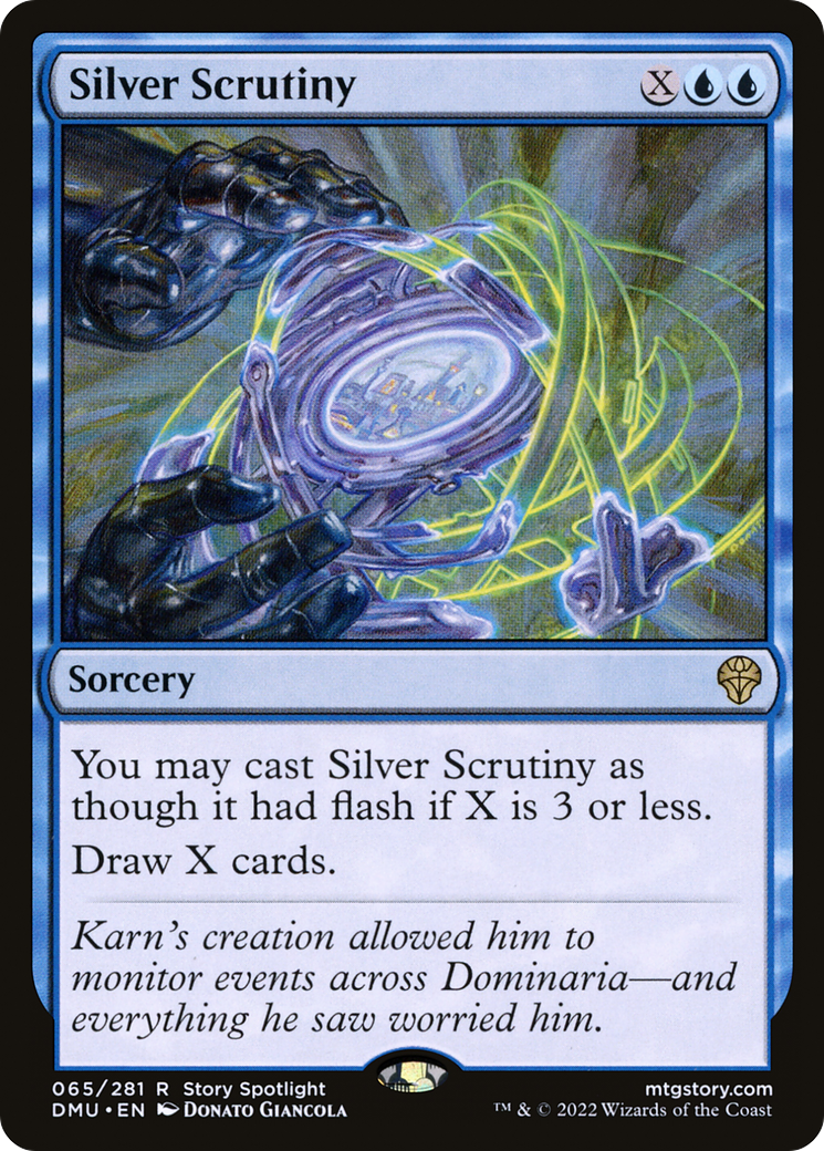Silver Scrutiny (DMU-065)  - Dominaria United