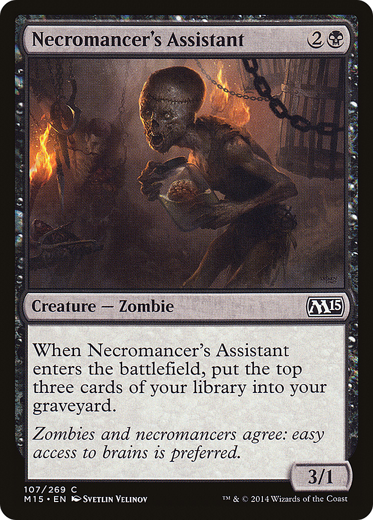 Necromancer's Assistant (M15-107)  Foil - Magic 2015