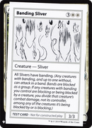 Banding Sliver [Mystery Booster Playtest Cards]