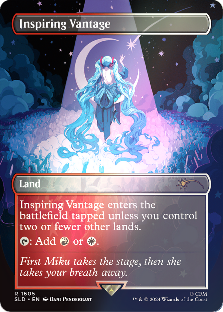 Inspiring Vantage (1605) (Rainbow Foil) (SLD-1605★) - Secret Lair Drop (Borderless) Foil