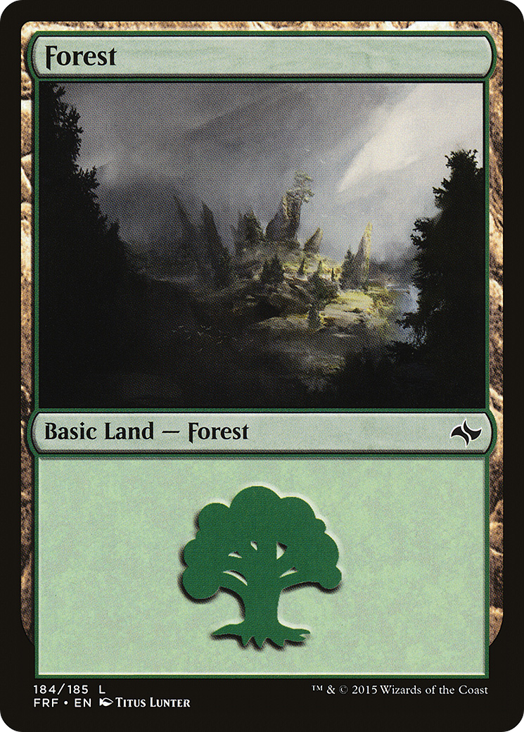 Forest (184) (FRF-184)  - Fate Reforged