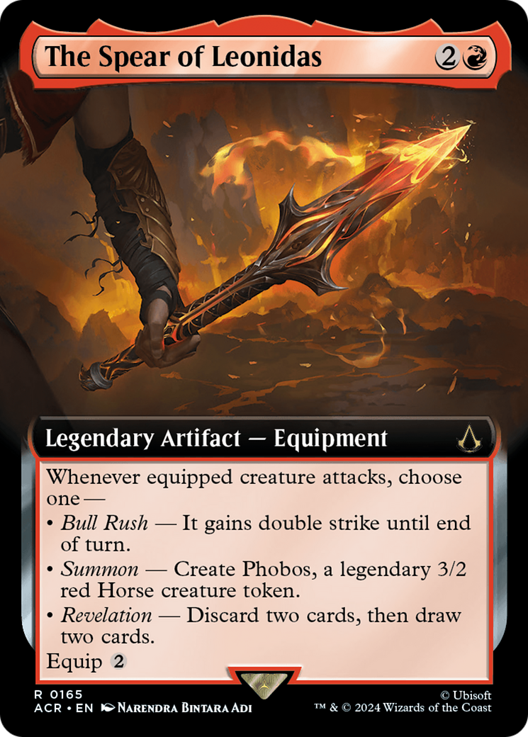 The Spear of Leonidas (Extended Art) (ACR-165)  Foil - Assassin's Creed: (Extended Art)