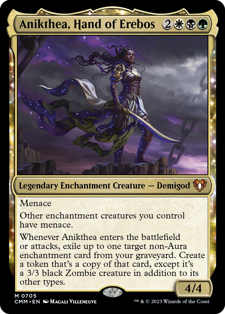 Anikthea, Hand of Erebos (CMM-705)  Foil - Commander Masters: (enchantment)