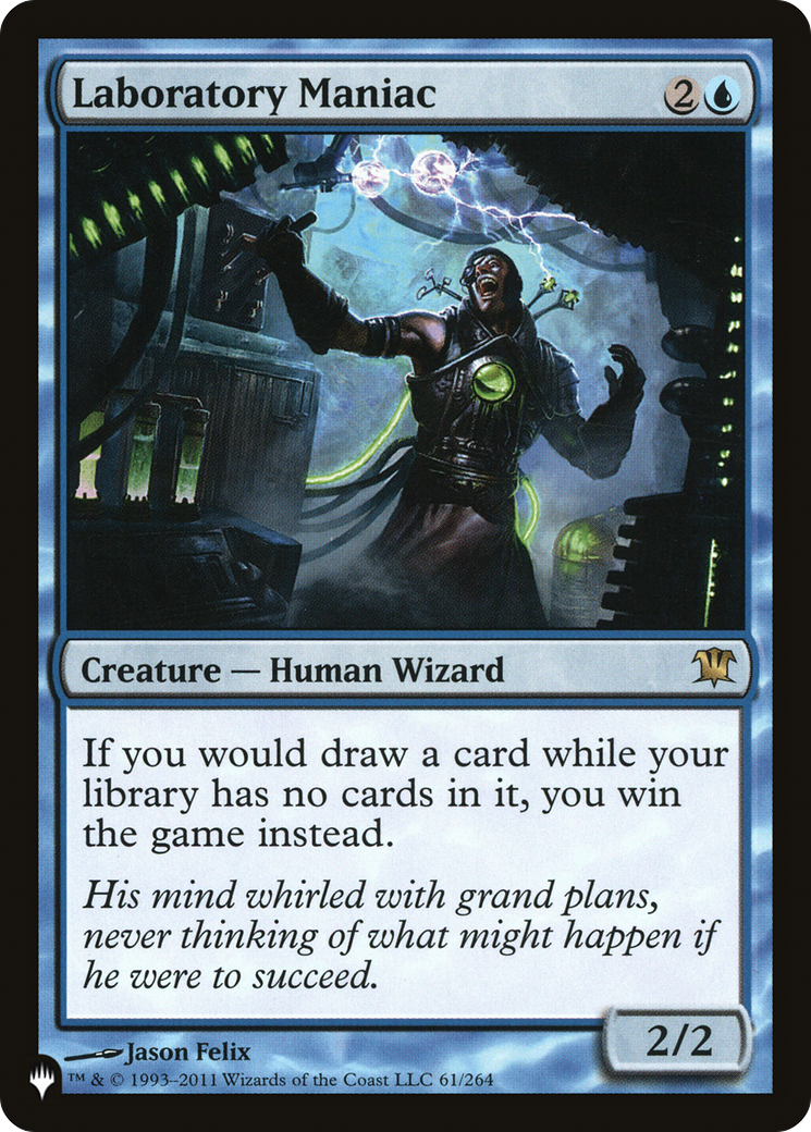 Laboratory Maniac (ISD) (LIST-61/264)  - The List