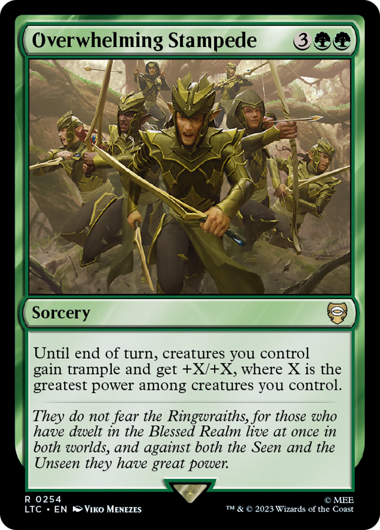 Overwhelming Stampede (LTC-254)  - Tales of Middle-earth Commander