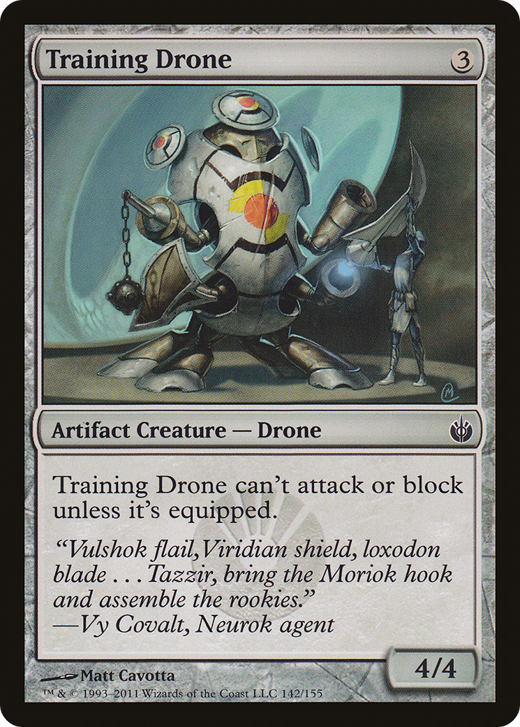 Training Drone (MBS-142)  - Mirrodin Besieged