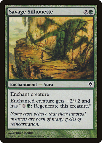 Savage Silhouette (ZEN-181) - Zendikar