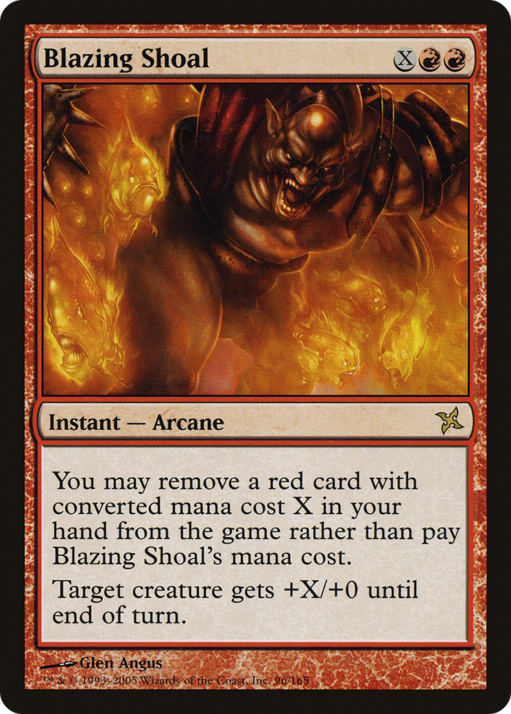 Blazing Shoal (BOK-096)  - Betrayers of Kamigawa
