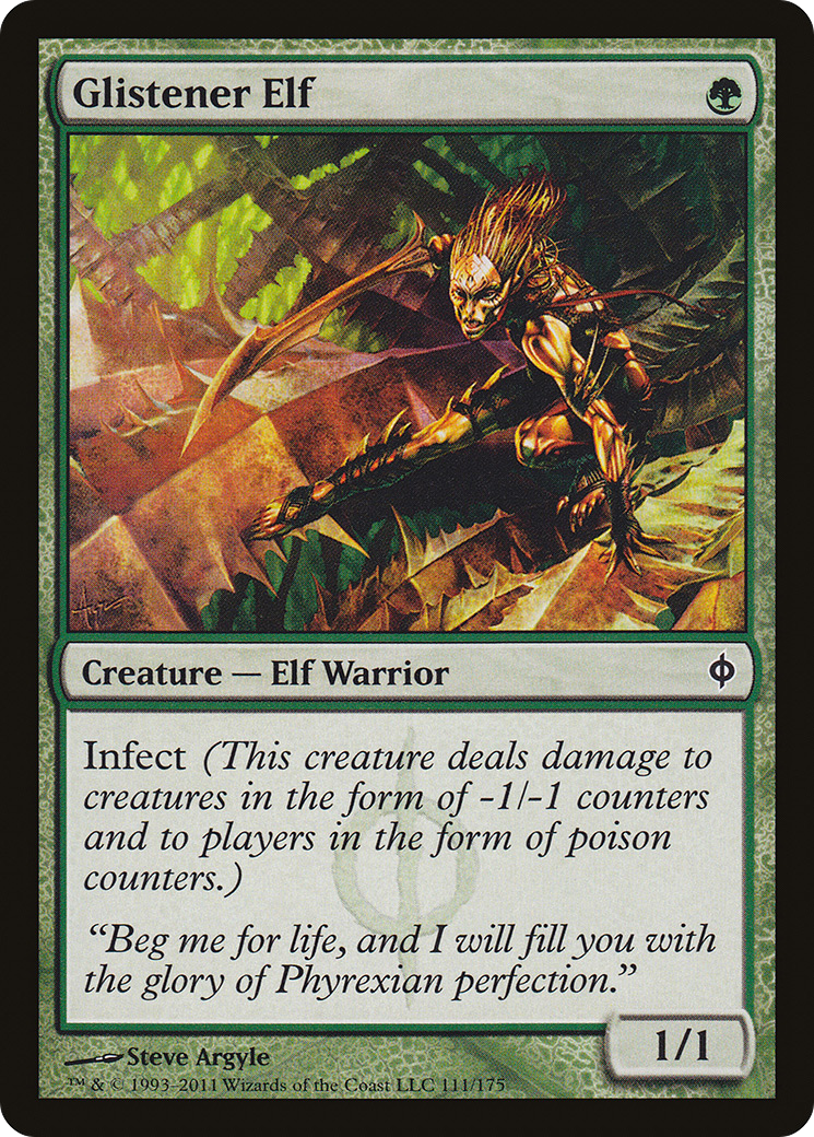 Glistener Elf (NPH-111)  - New Phyrexia