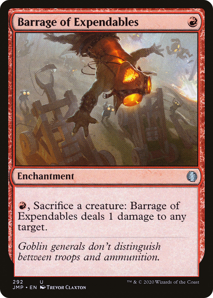 Barrage of Expendables (JMP-292)  - Jumpstart