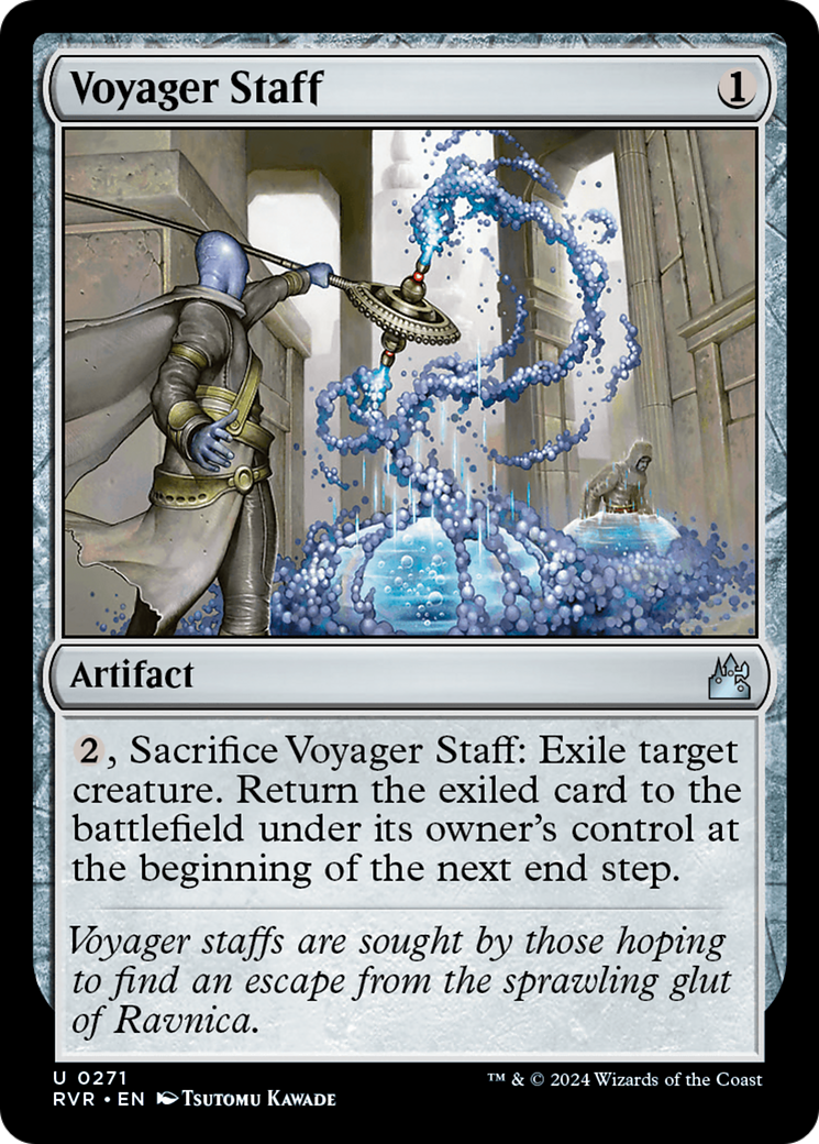 Voyager Staff (RVR-271)  Foil - Ravnica Remastered