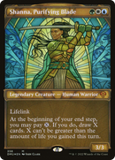 Shanna, Purifying Blade (Textured Foil) (DMU-358)  Foil - Dominaria United: (Showcase)