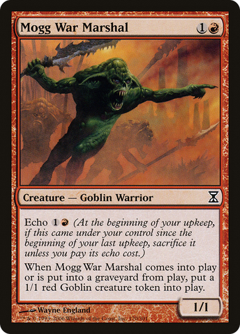 Mogg War Marshal (TSP-170)  Foil - Time Spiral