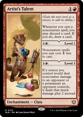 Artist's Talent (BLB-124)  Foil - Bloomburrow