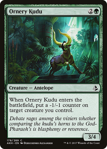 Ornery Kudu (AKH-178)  - Amonkhet