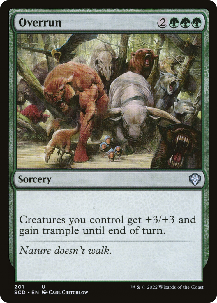 Overrun (SCD-201)  - Starter Commander Decks