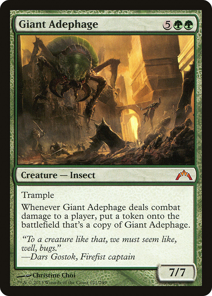 Giant Adephage (GTC-121)  - Gatecrash