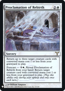Proclamation of Rebirth (LIST-DIS-15)  Foil - The List