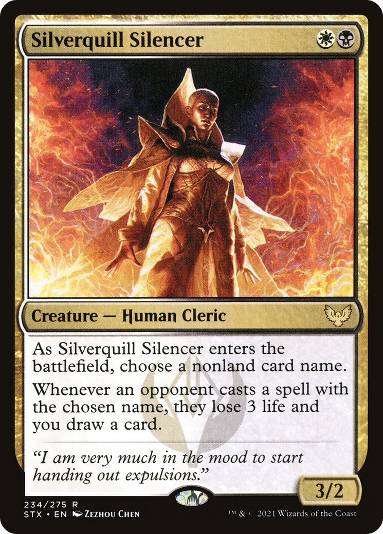 Silverquill Silencer (STX-234) - Strixhaven: School of Mages Foil