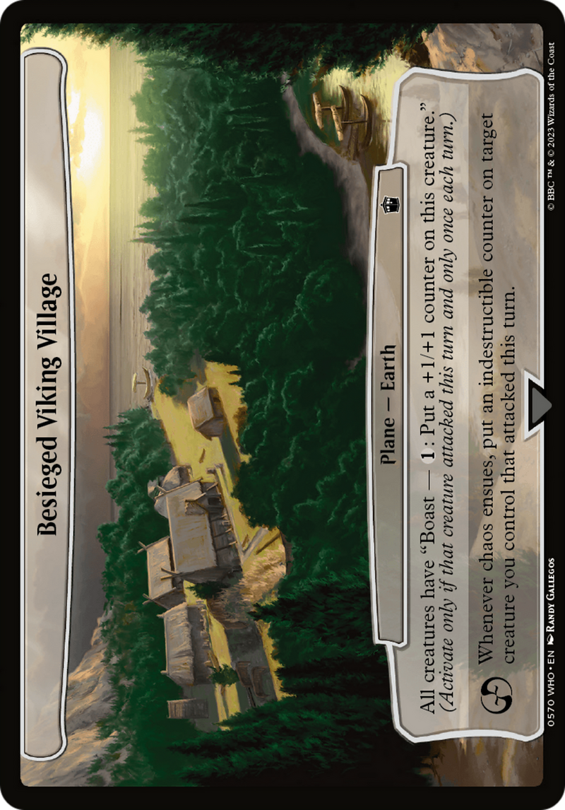 Besieged Viking Village (WHO-570)  - Doctor Who