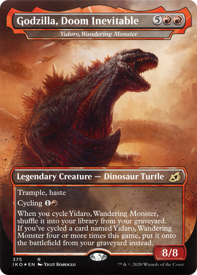 Godzilla, Doom Inevitable - Yidaro, Wandering Monster (IKO-375)  Foil - Ikoria: Lair of Behemoths / Godzilla, Doom Inevitable (Borderless)