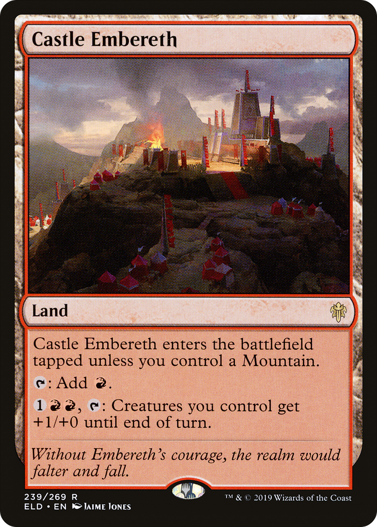 Castle Embereth (ELD-239)  Foil - Throne of Eldraine
