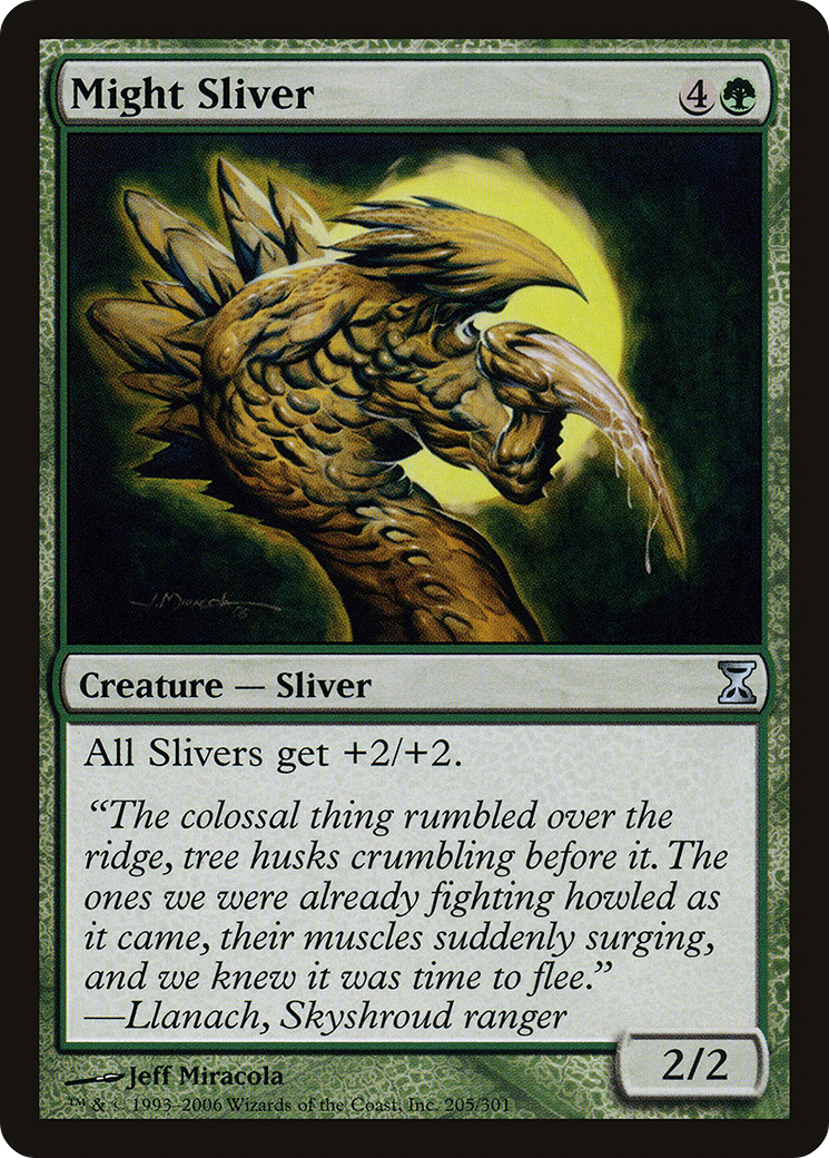 Might Sliver (TSP-205) - Time Spiral Foil