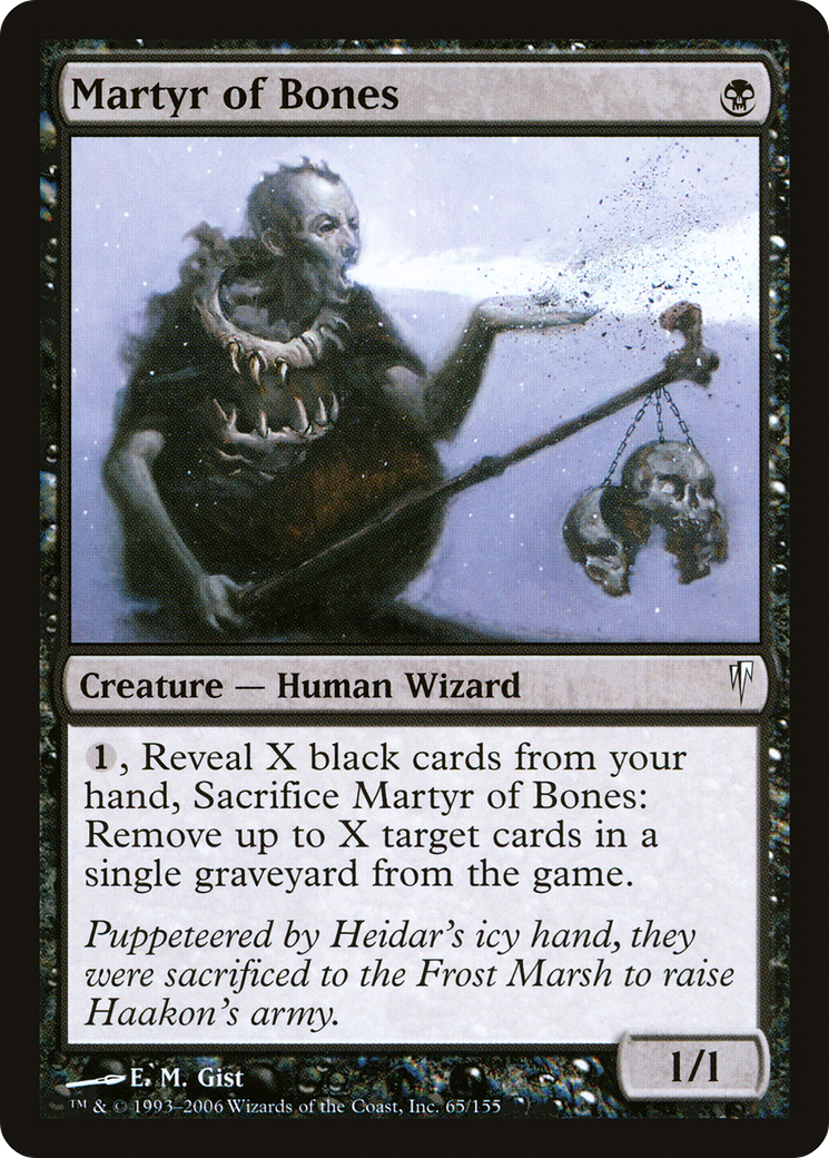 Martyr of Bones (CSP-065)  Foil - Coldsnap