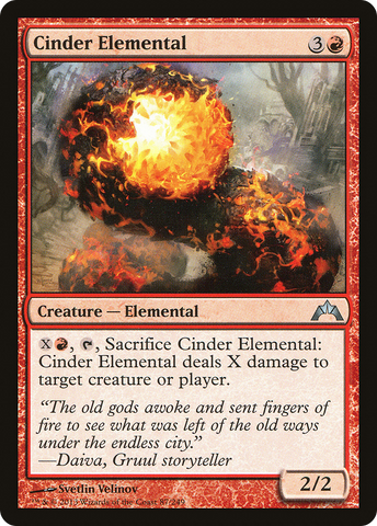 Cinder Elemental (GTC-087)  Foil - Gatecrash