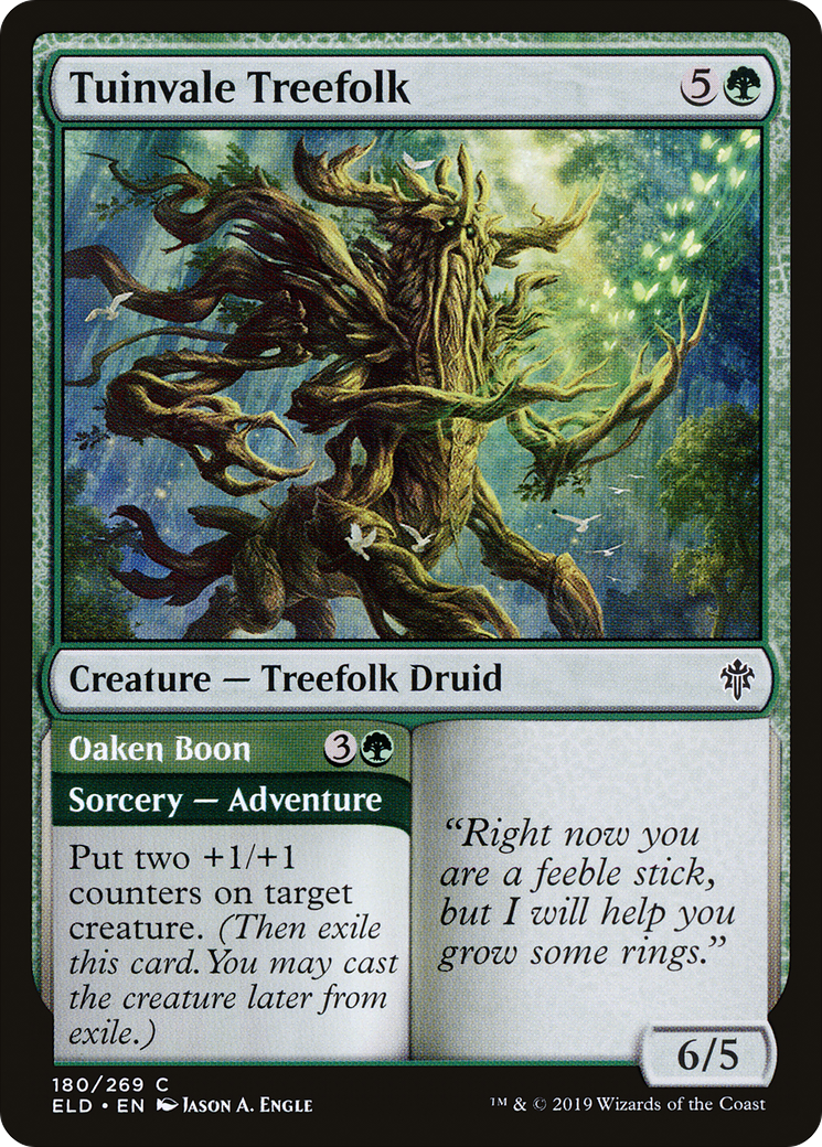 Tuinvale Treefolk (ELD-180)  Foil - Throne of Eldraine