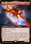 Chiss-Goria, Forge Tyrant (Extended Art) (ONC-035)  - Phyrexia: All Will Be One Commander: (Extended Art)