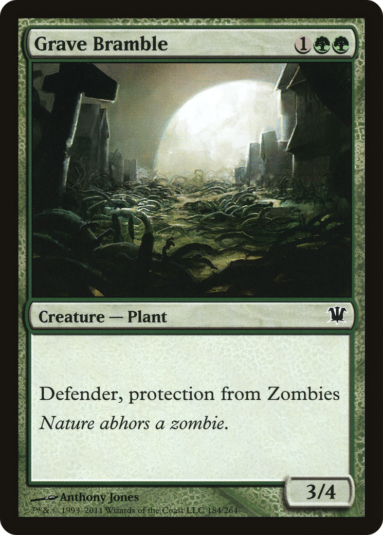 Grave Bramble (ISD-184)  Foil - Innistrad