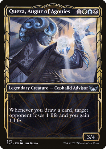 Queza, Augur of Agonies (Showcase) (SNC-326)  - Streets of New Capenna: (Showcase)