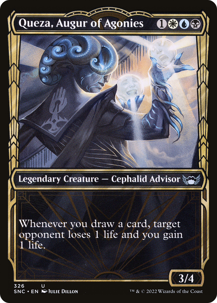 Queza, Augur of Agonies (Showcase) (SNC-326)  Foil - Streets of New Capenna: (Showcase)