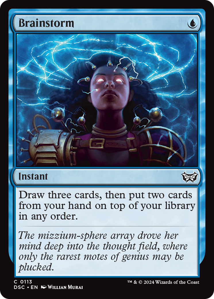 Brainstorm (DSC-113)  - Duskmourn: House of Horror Commander