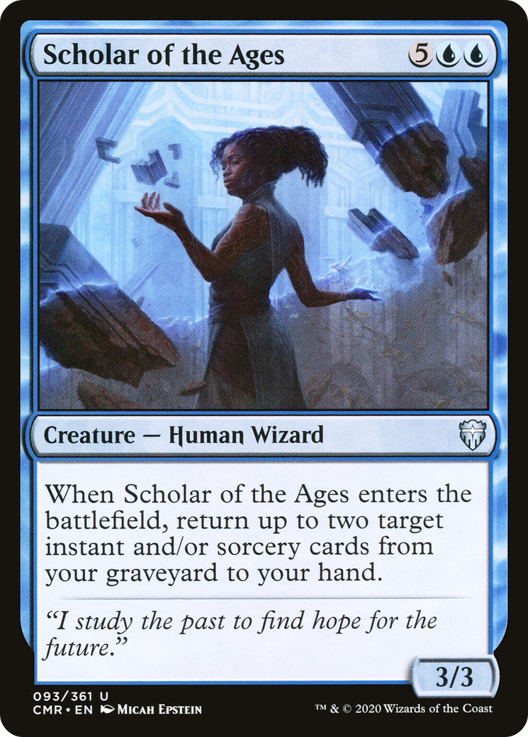 Scholar of the Ages (CMR-093)  - Commander Legends