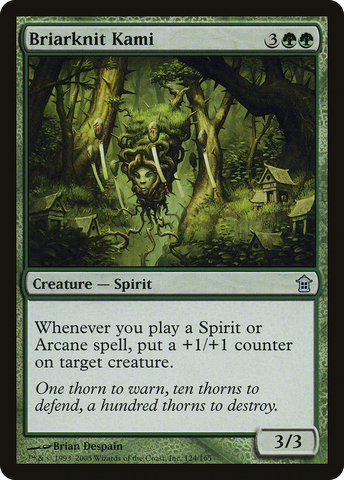 Briarknit Kami (SOK-124)  Foil - Saviors of Kamigawa