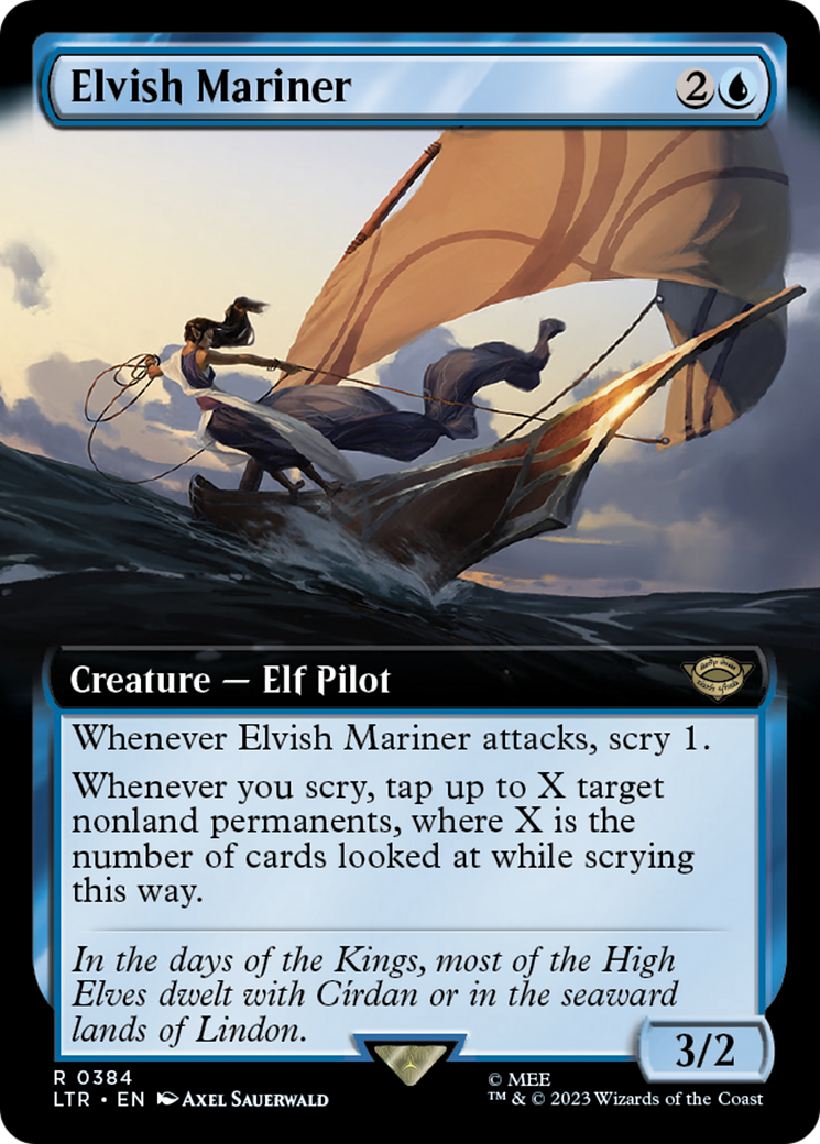 Elvish Mariner (Extended Art) (LTR-384)  - The Lord of the Rings: Tales of Middle-earth: (Extended Art)