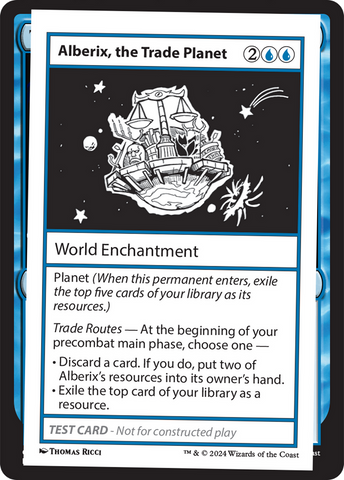 Alberix, the Trade Planet (MB2PC-)  - Mystery Booster 2