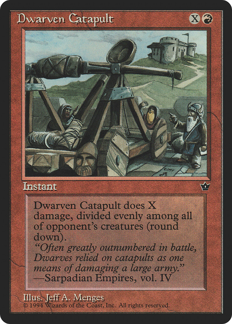 Dwarven Catapult (FEM-)  - Fallen Empires