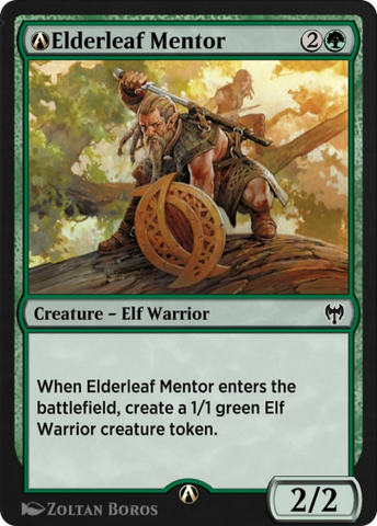 A-Elderleaf Mentor (KHM-A-165) - Kaldheim