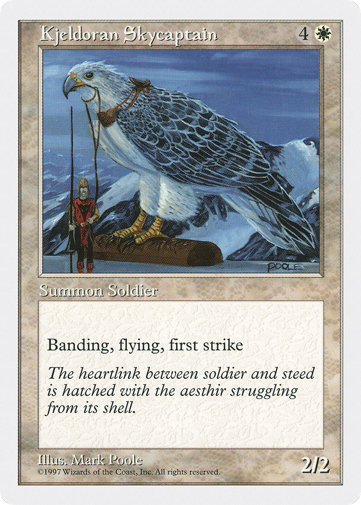 Kjeldoran Skycaptain (5ED-)  - Fifth Edition