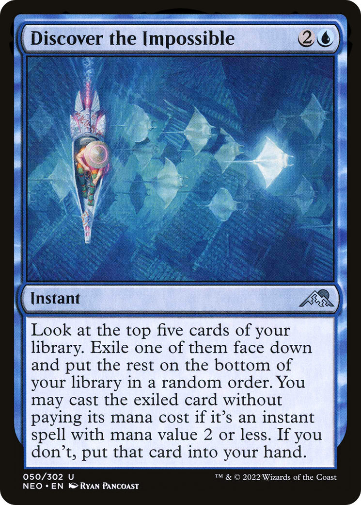 Discover the Impossible (NEO-050)  - Kamigawa: Neon Dynasty