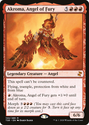 Akroma, Angel of Fury (TSR-150)  Foil - Time Spiral Remastered