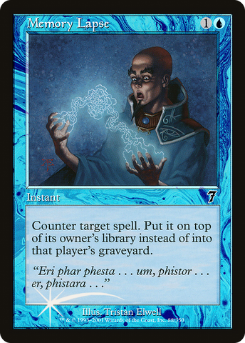 Memory Lapse (7ED-88★) - Seventh Edition Foil